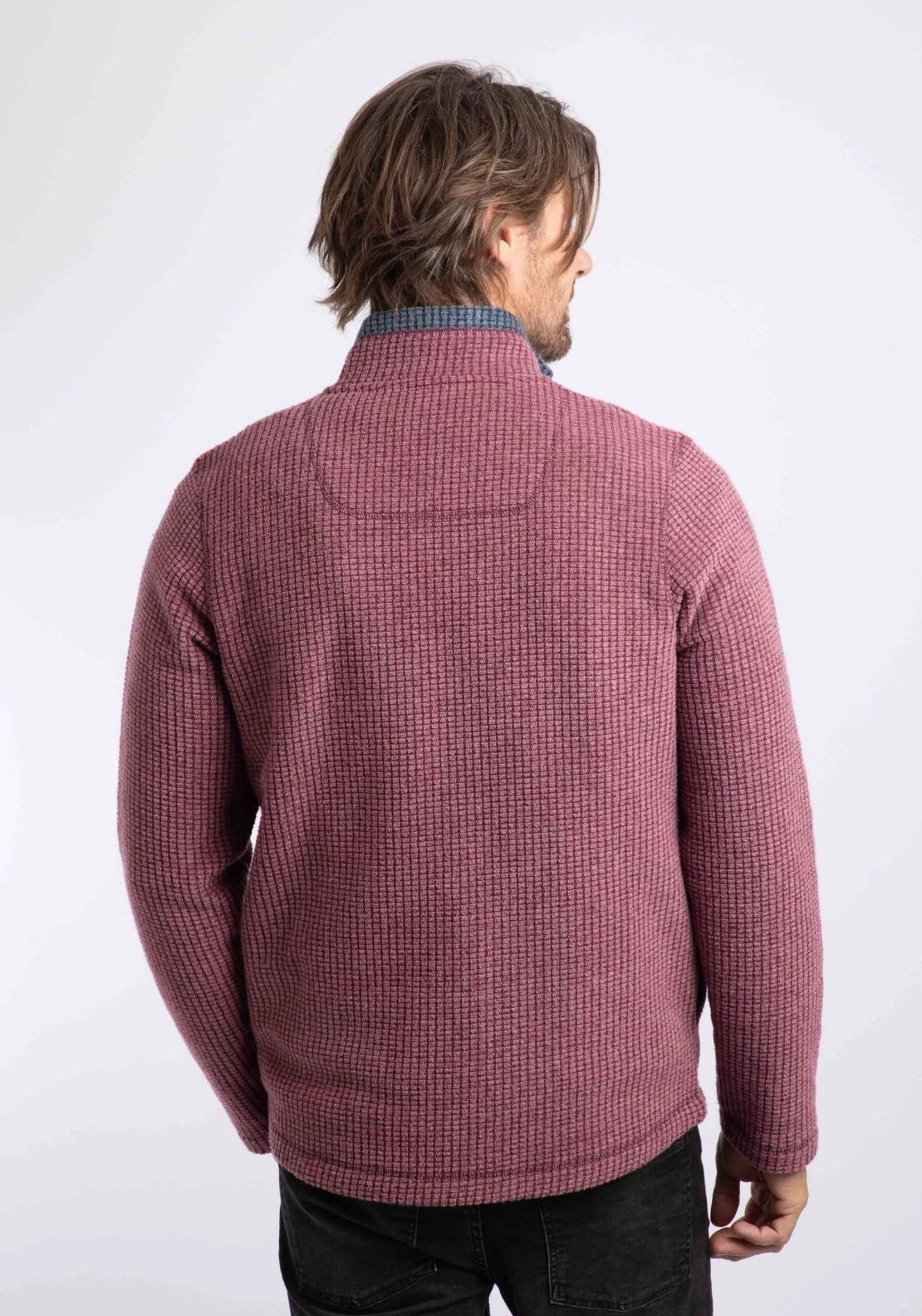 Weird Fish Shires Full Zip Sweatshirt - Red Grape 2 Shaws Department Stores