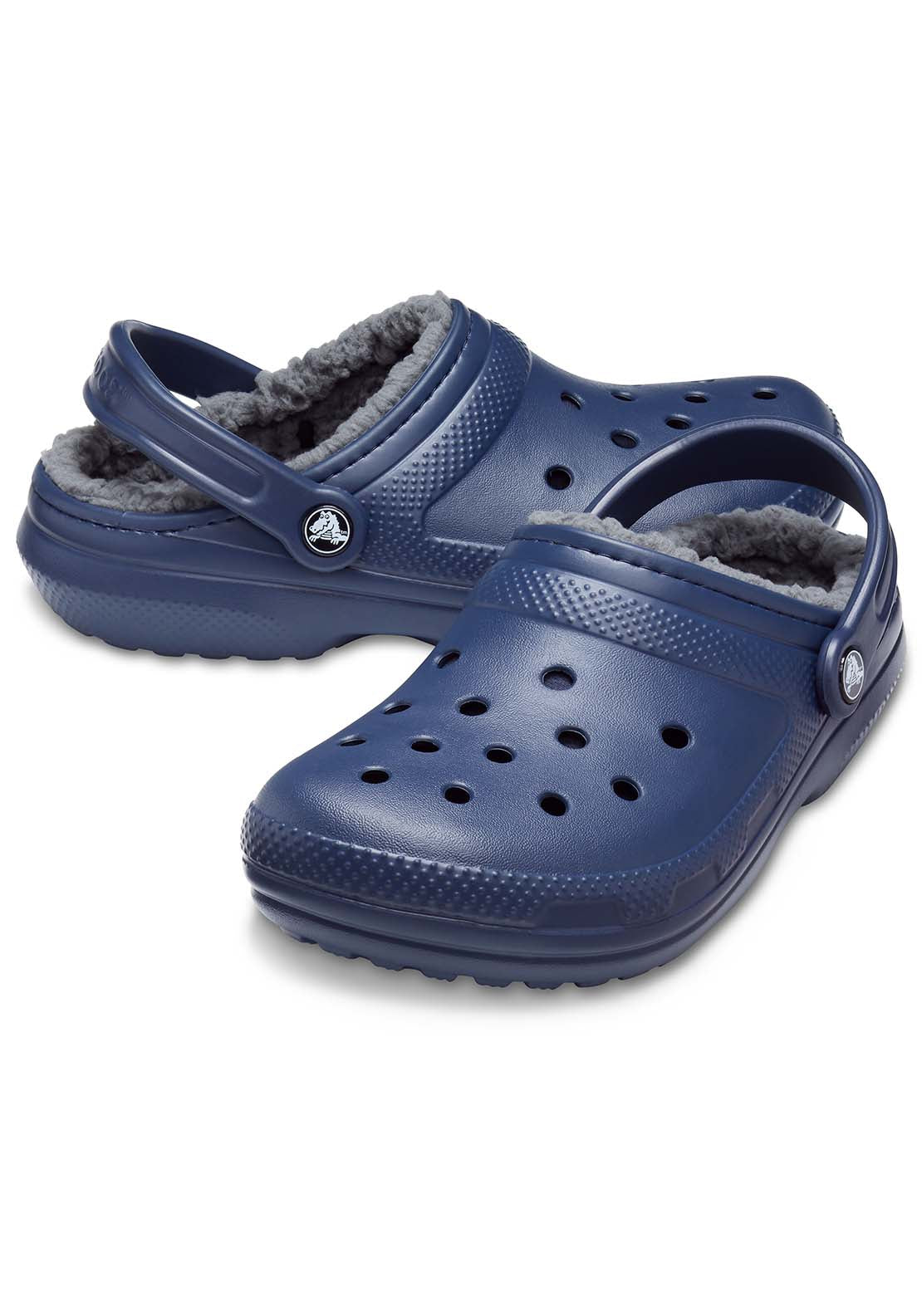 Crocs Classic Lined Clog - Navy/charcoal 1 Shaws Department Stores