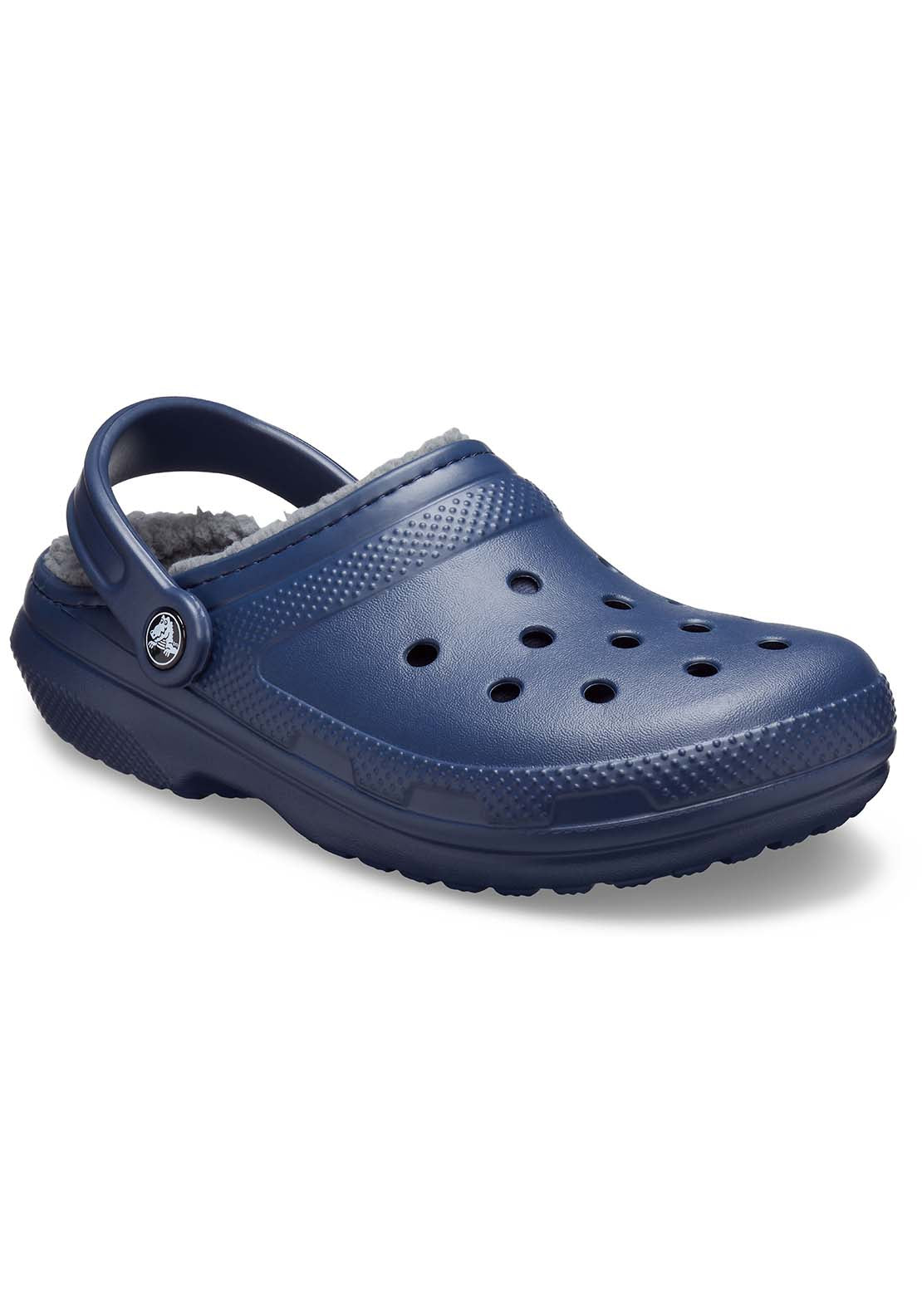 Crocs Classic Lined Clog - Navy/charcoal 5 Shaws Department Stores