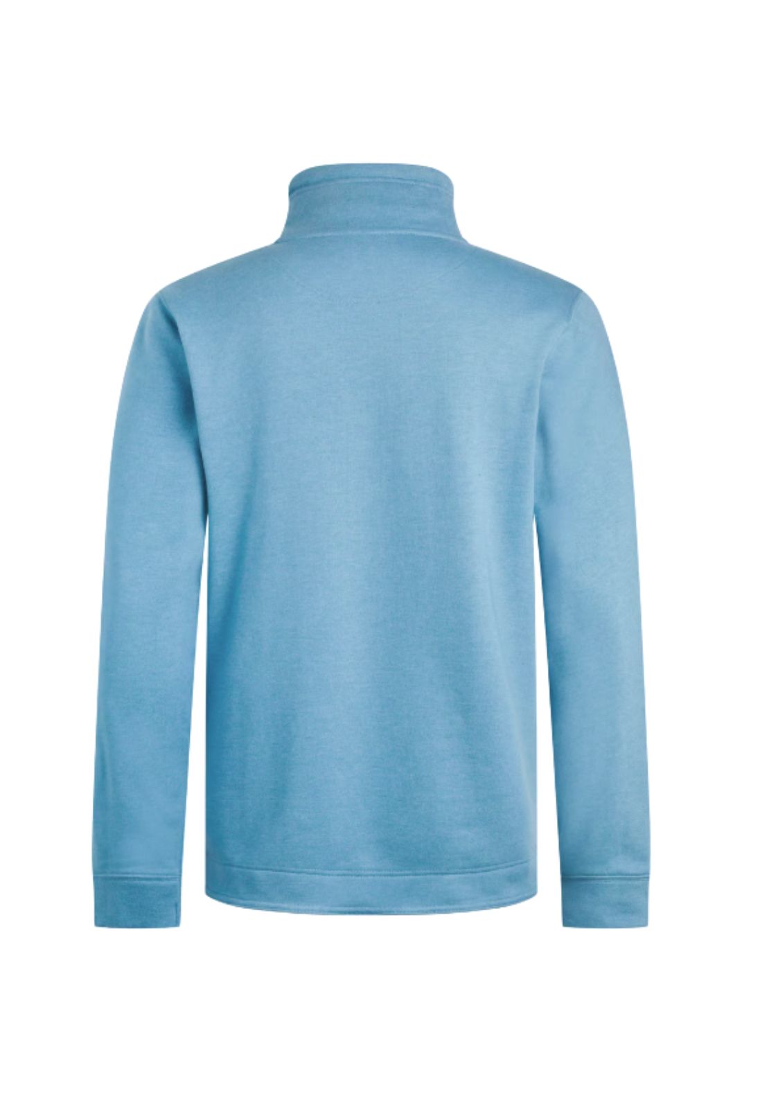 Weird Fish Brampton 1/4 Zip Sweatshirt - Smoke Blue 7 Shaws Department Stores