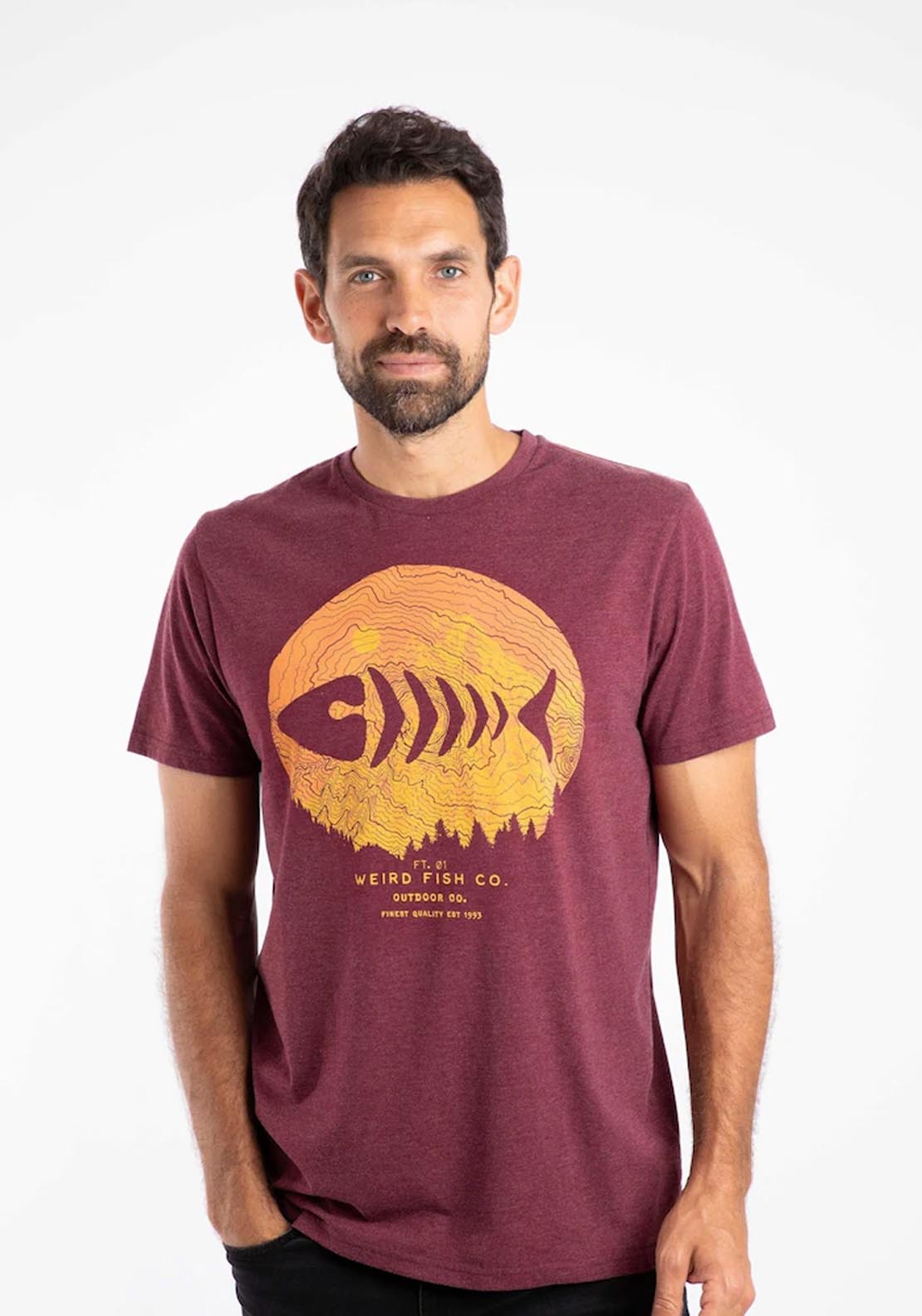 Weird Fish Explorer Eco Graphic T-Shirt - Purple 1 Shaws Department Stores