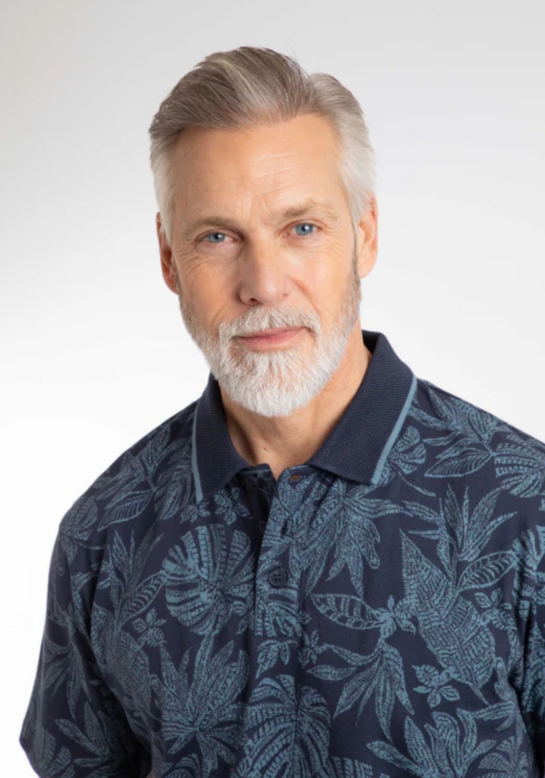 Weird Fish Sarat Polo Shirt - Blue 3 Shaws Department Stores
