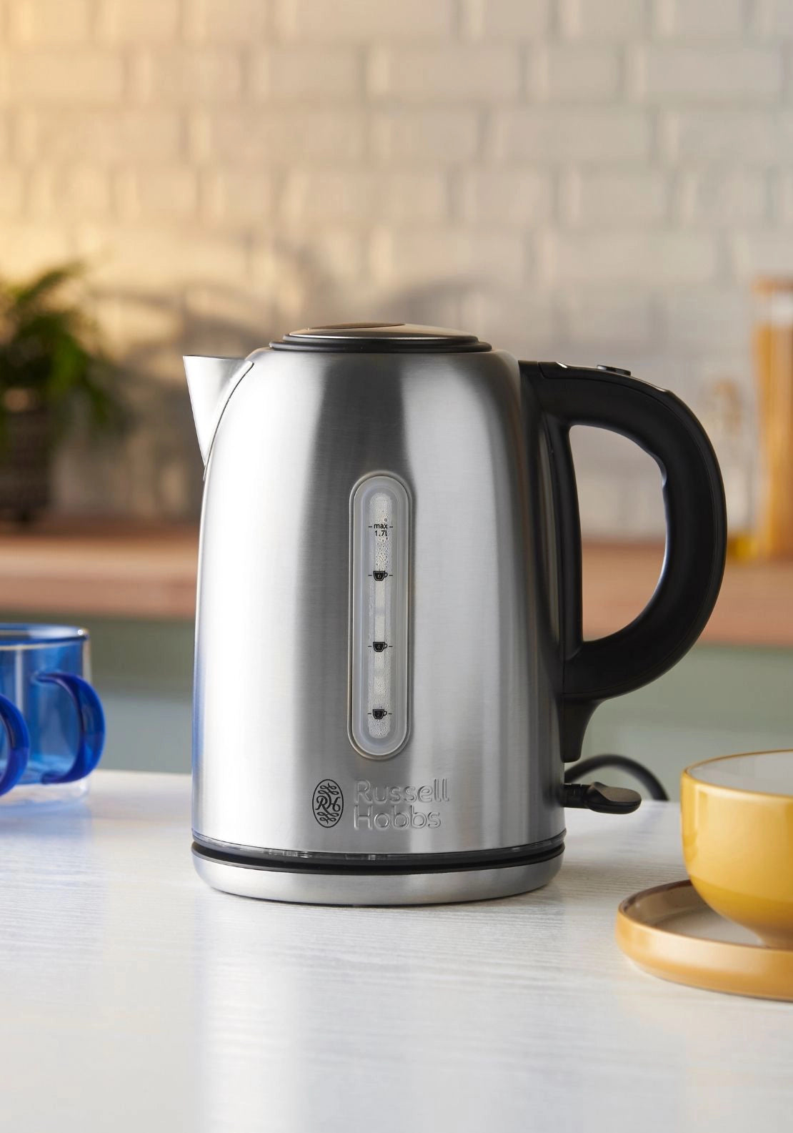 Russell Hobbs Quiet Boil Kettle - Steel 2 Shaws Department Stores