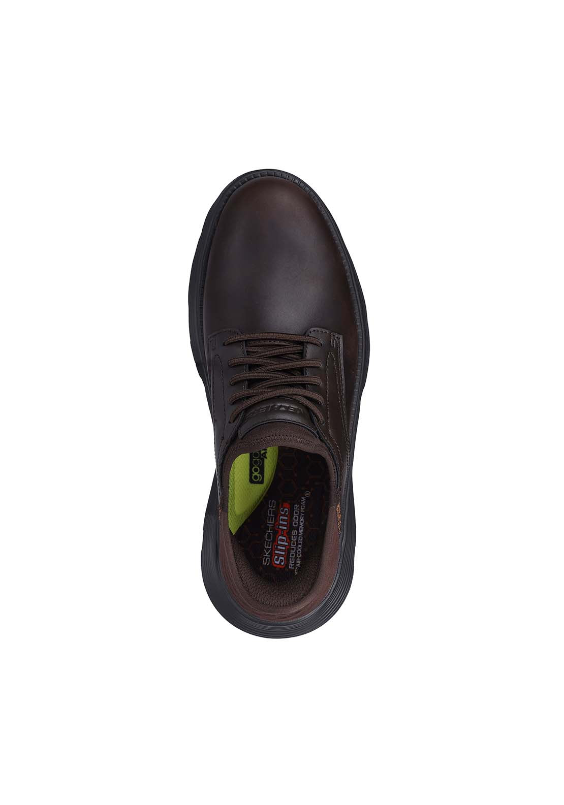Skechers Slip-Ins Garza - Chocolate 3 Shaws Department Stores