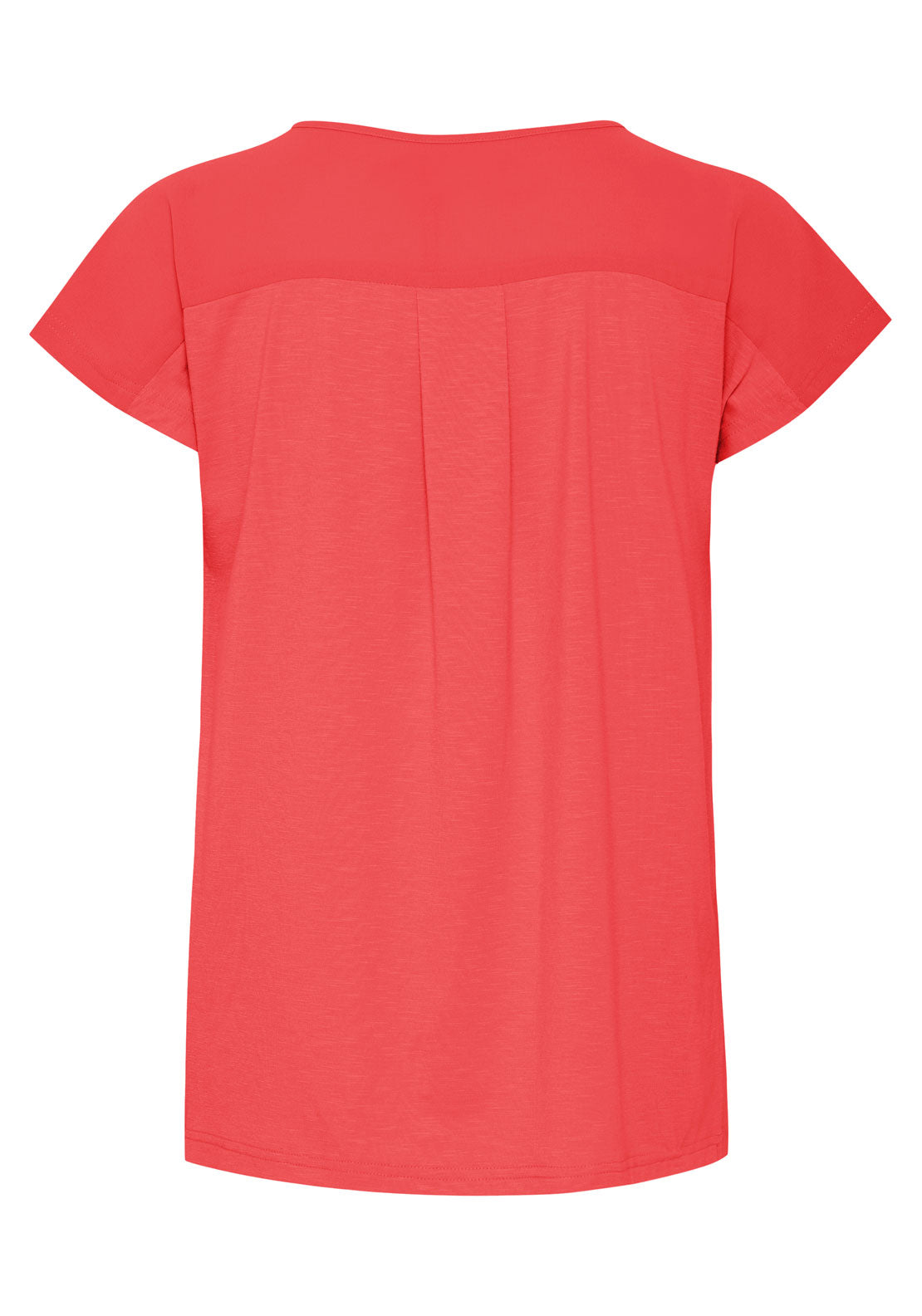 Fransa Pos Short Sleeve Blouse - Pink 2 Shaws Department Stores