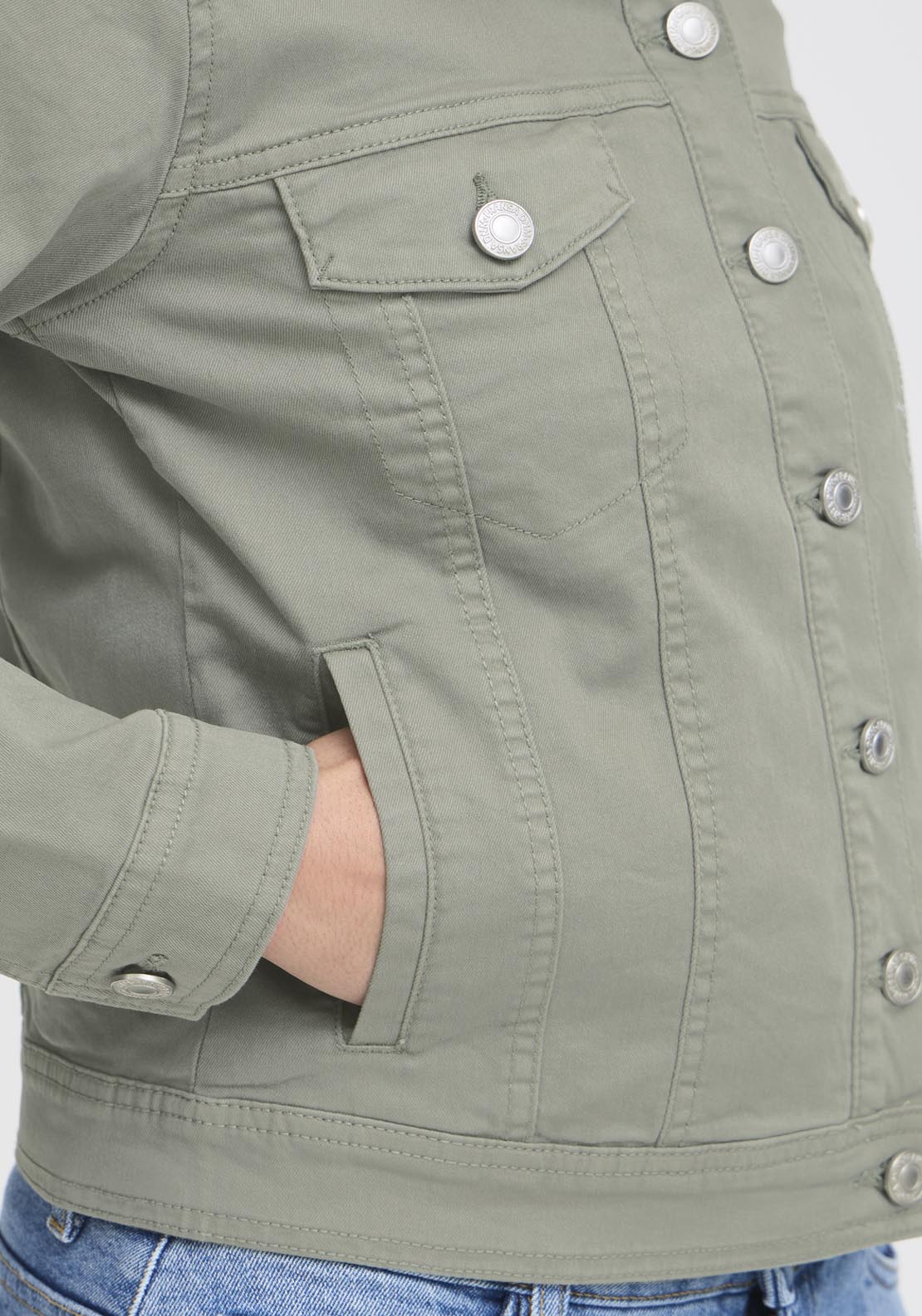 Fransa Votwill jacket - Green 5 Shaws Department Stores