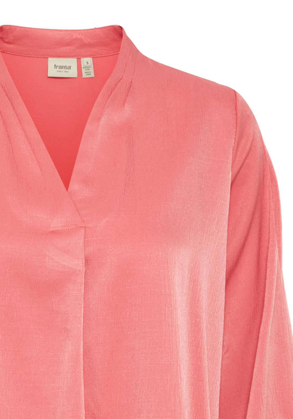 Fransa Viline Blouse - Rapture Rose 2 Shaws Department Stores