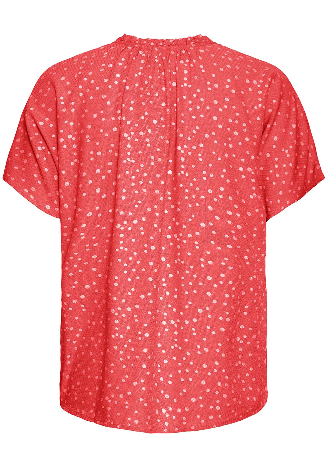 Fransa Casual Cap Sleeve Blouse - Pink 6 Shaws Department Stores