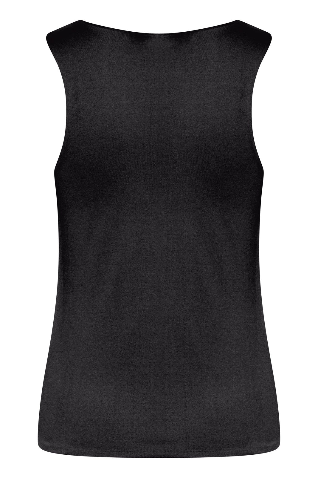 Fransa Sleeveless T-Shirt - Black 2 Shaws Department Stores