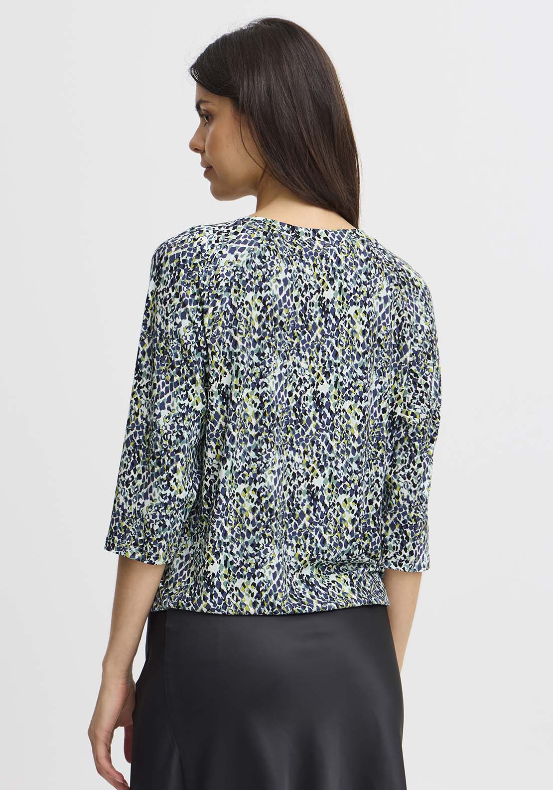 Fransa 3/4 Sleeve T-Shirt - Green Bay 5 Shaws Department Stores