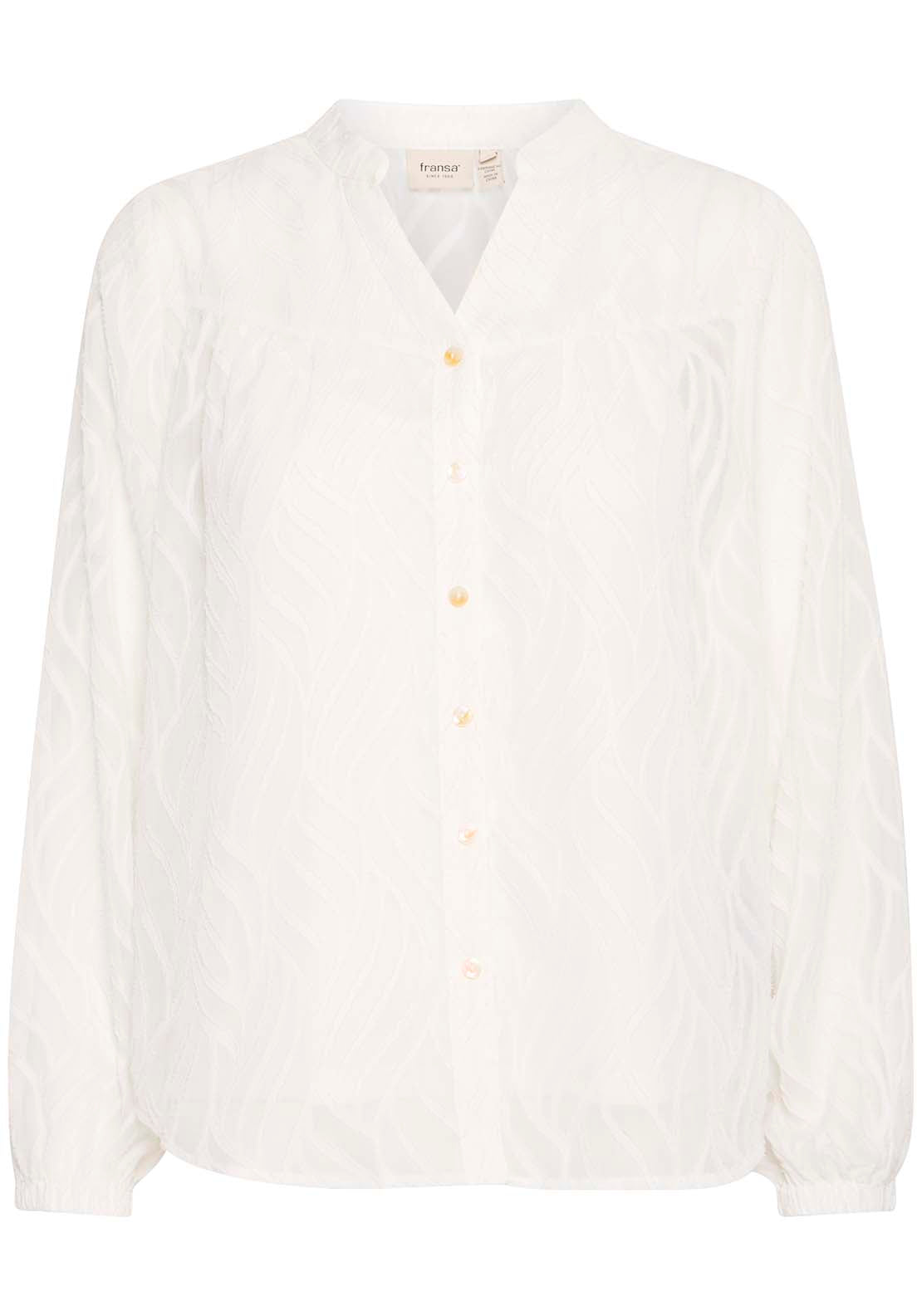 Fransa Long Sleeve Woven Shirt - Antique 7 Shaws Department Stores