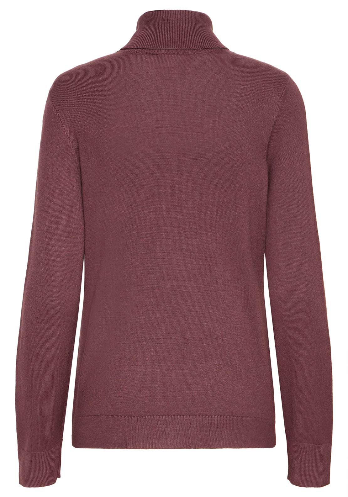 Knit Long Sleeve Pullover - Brown