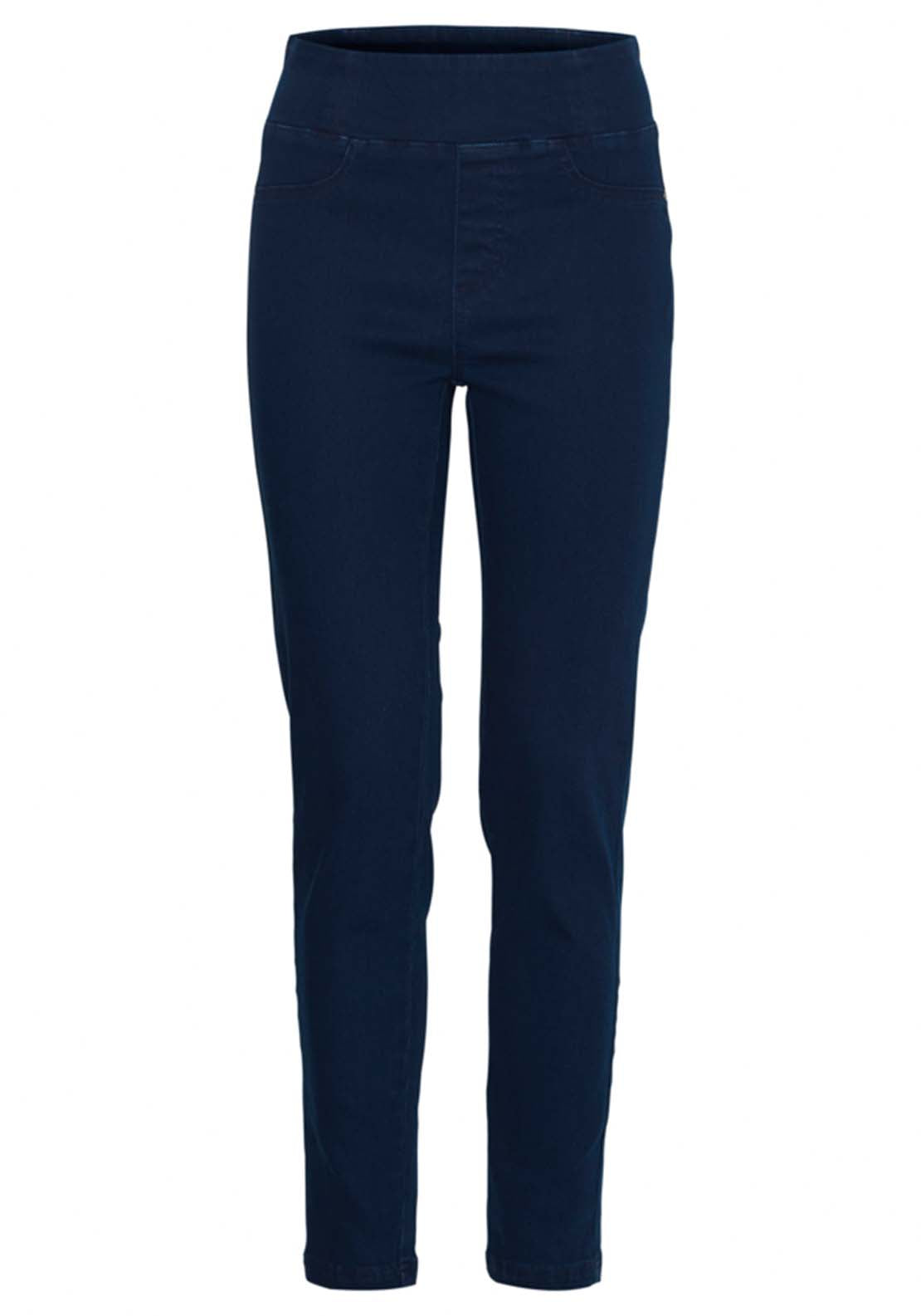 Fransa Denim Slim Fit Jeans - Dark Blue Denim 1 Shaws Department Stores