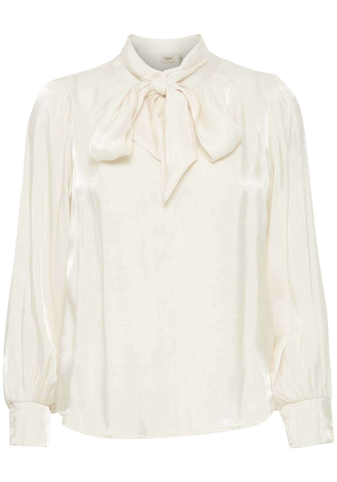Fransa Long Sleeve Blouse - Birch 3 Shaws Department Stores