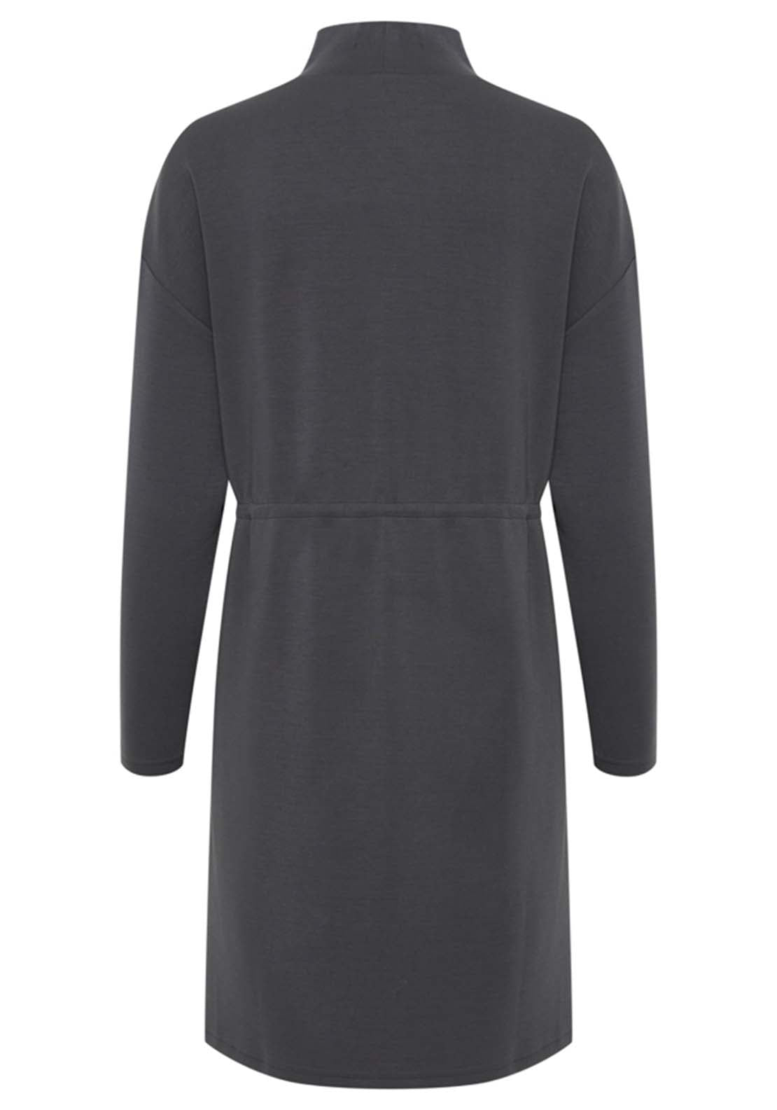 Fransa Casual Long Sleeve Dress - Phantom 3 Shaws Department Stores
