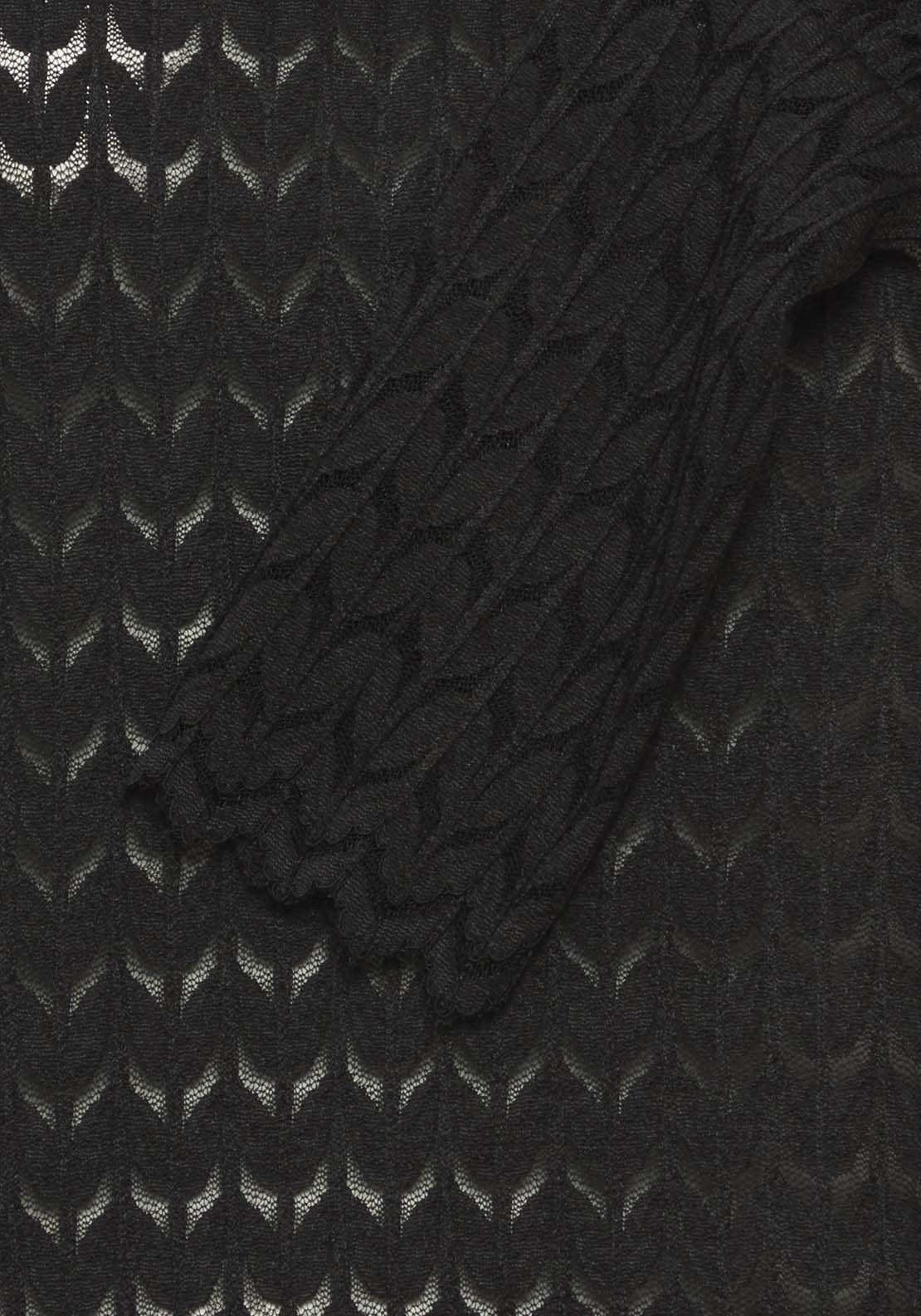 Fransa Long Sleeve Blouse - Black 5 Shaws Department Stores