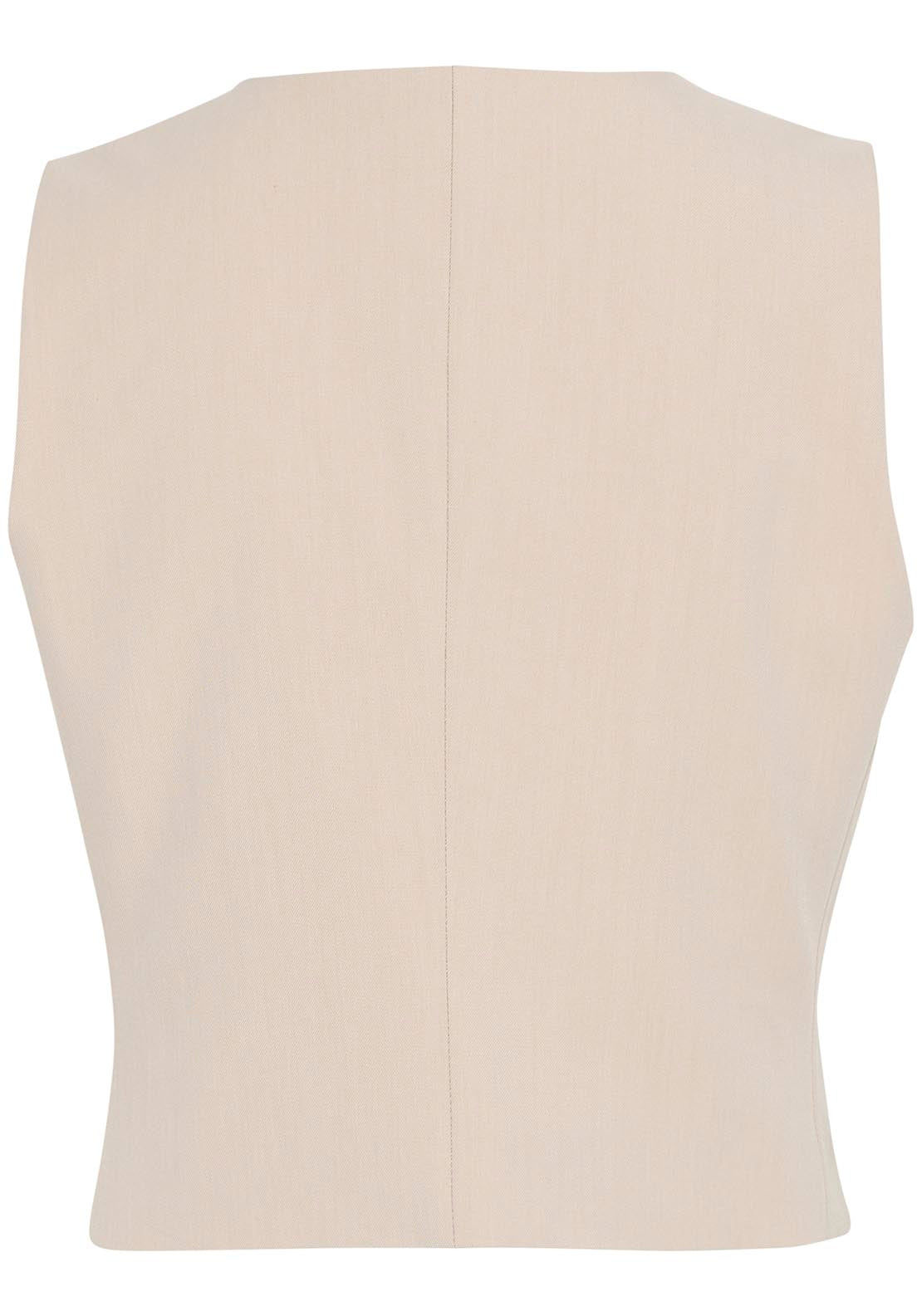 Fransa Button Detail Waistcoat 6 Shaws Department Stores