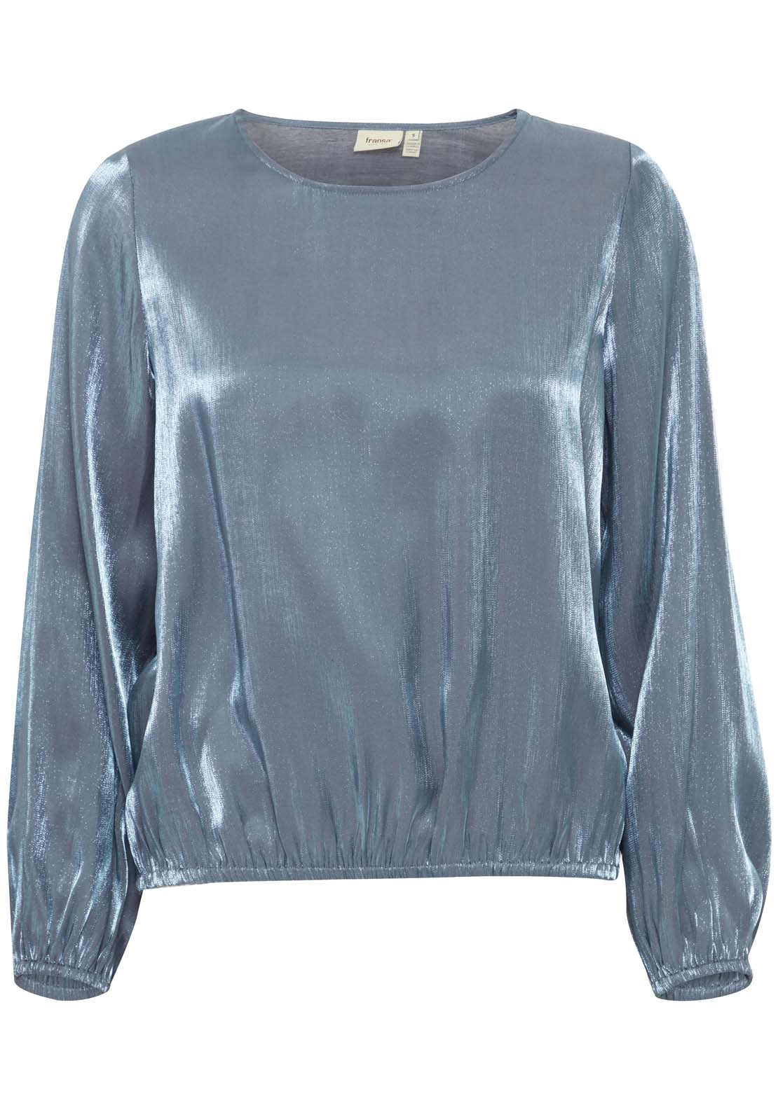 Fransa Long Sleeve Blouse - Night Sky 1 Shaws Department Stores