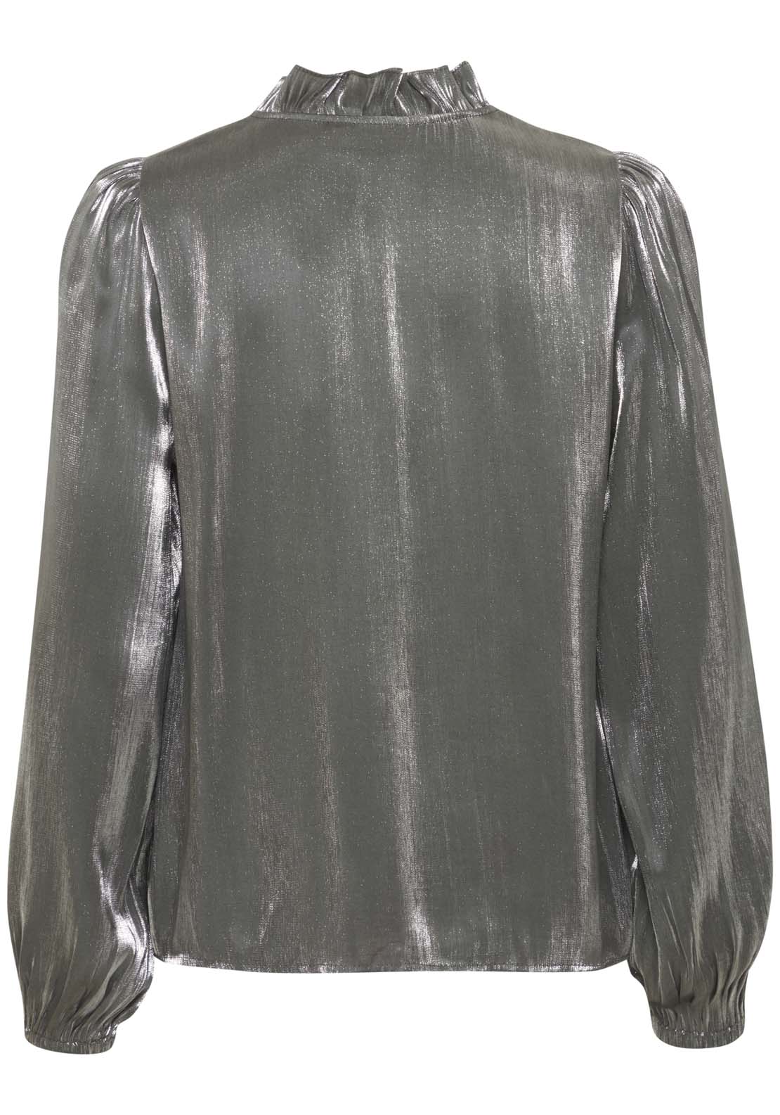 Fransa Long Sleeve Blouse - Phantom 2 Shaws Department Stores