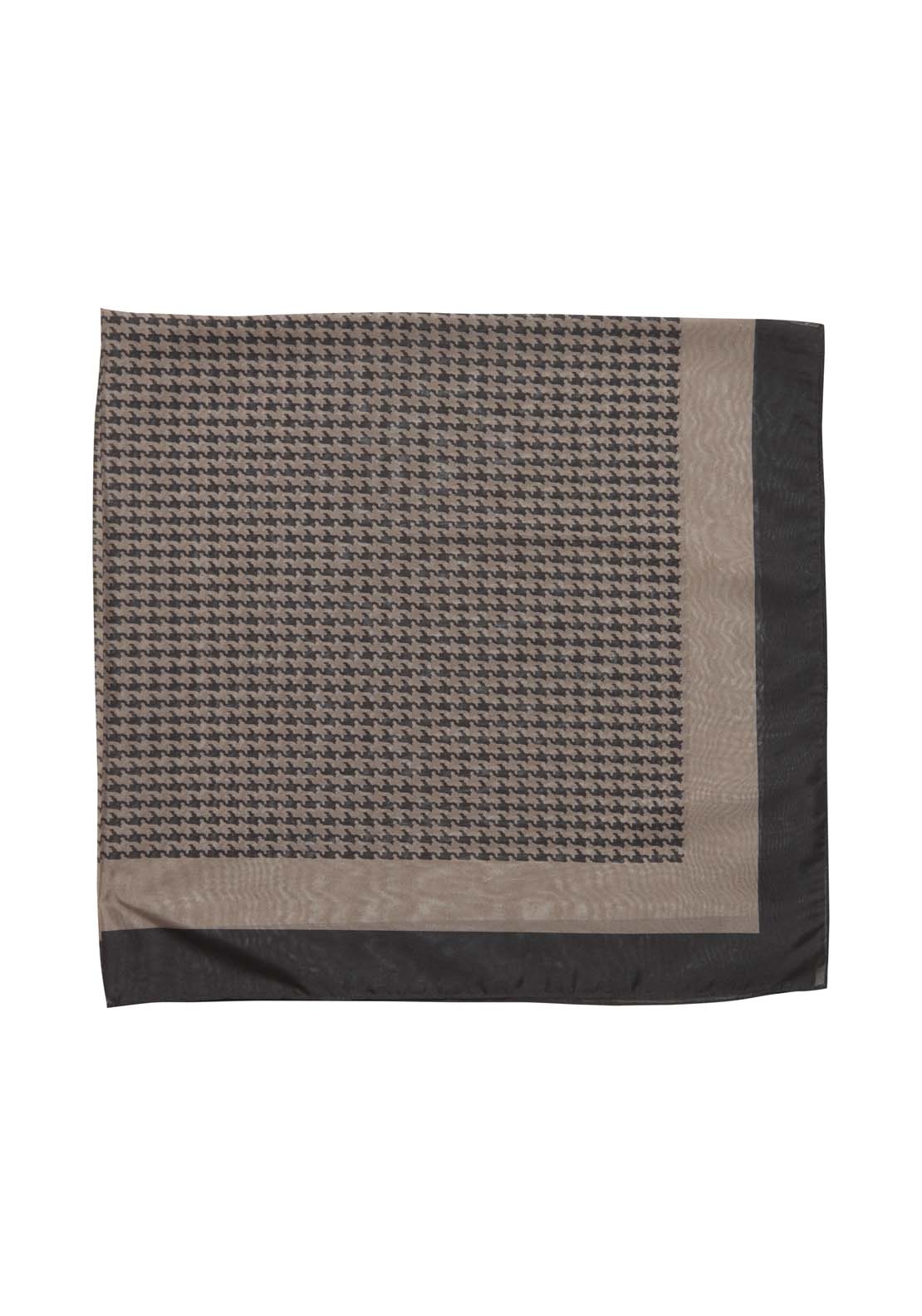 Fransa Print Scarf - Black Mix 2 Shaws Department Stores