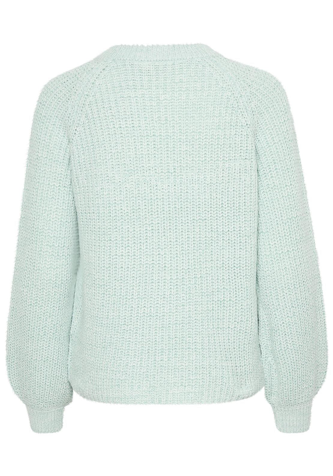 Fransa Casual Long Sleeve Knit Pullover - Blue 8 Shaws Department Stores