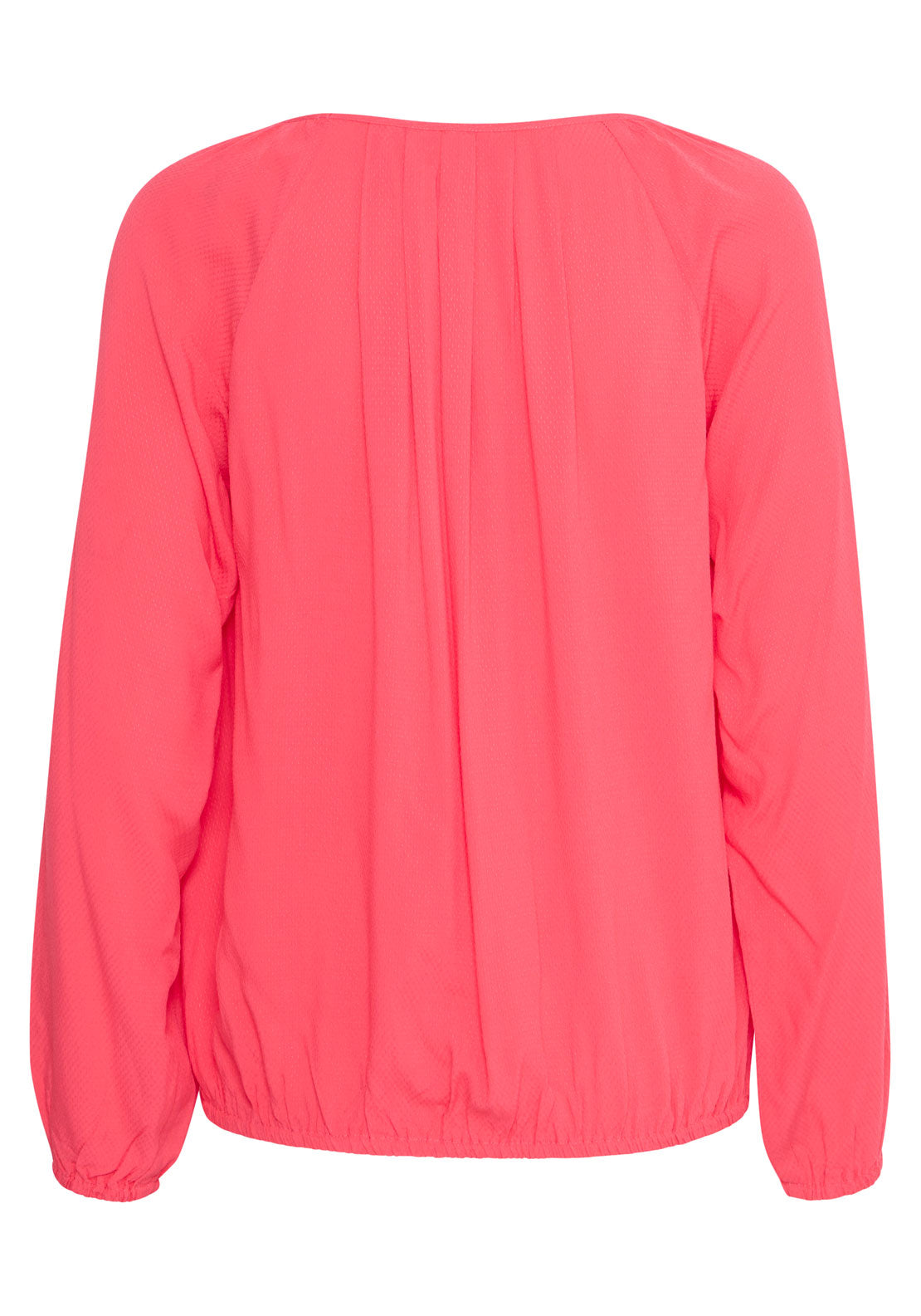 Fransa Pos Long Sleeve Blouse - Pink 2 Shaws Department Stores