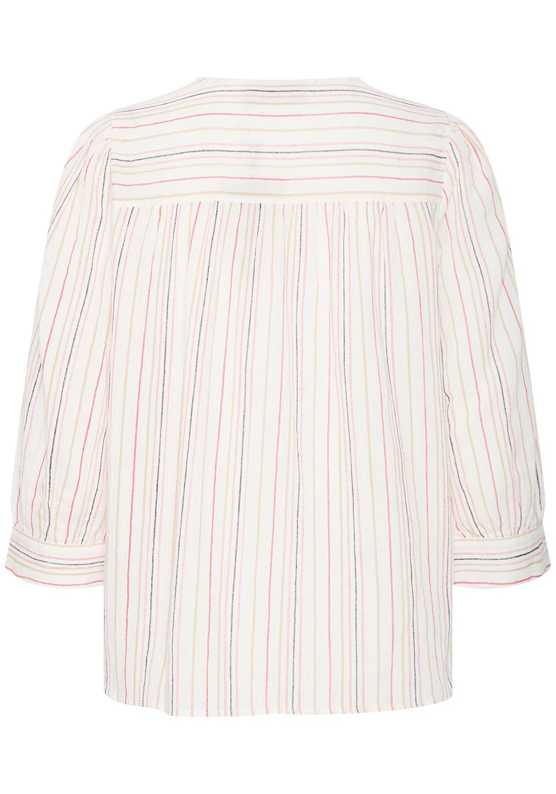 Fransa Casual 3/4 Sleeve Blouse - Cream 2 Shaws Department Stores