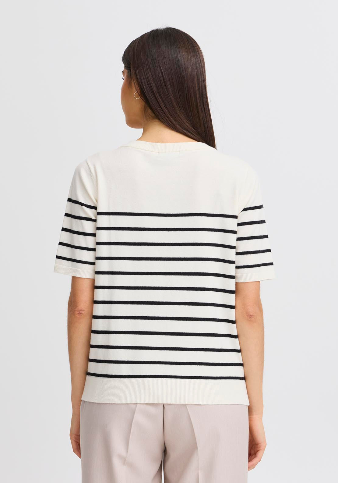 Fransa Pos Knit Pullover - Black 2 Shaws Department Stores