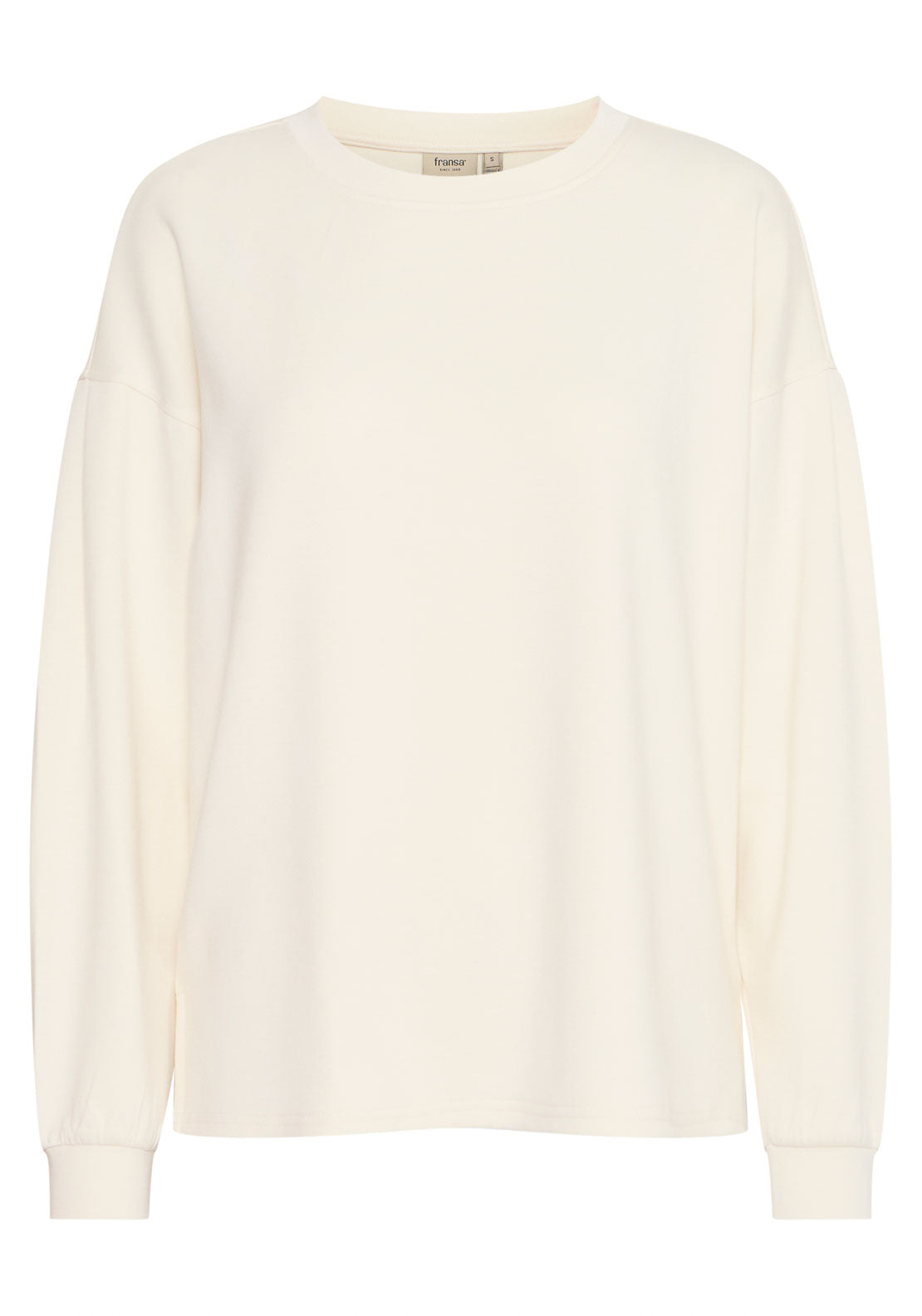 Fransa Pos Pullover - White 7 Shaws Department Stores