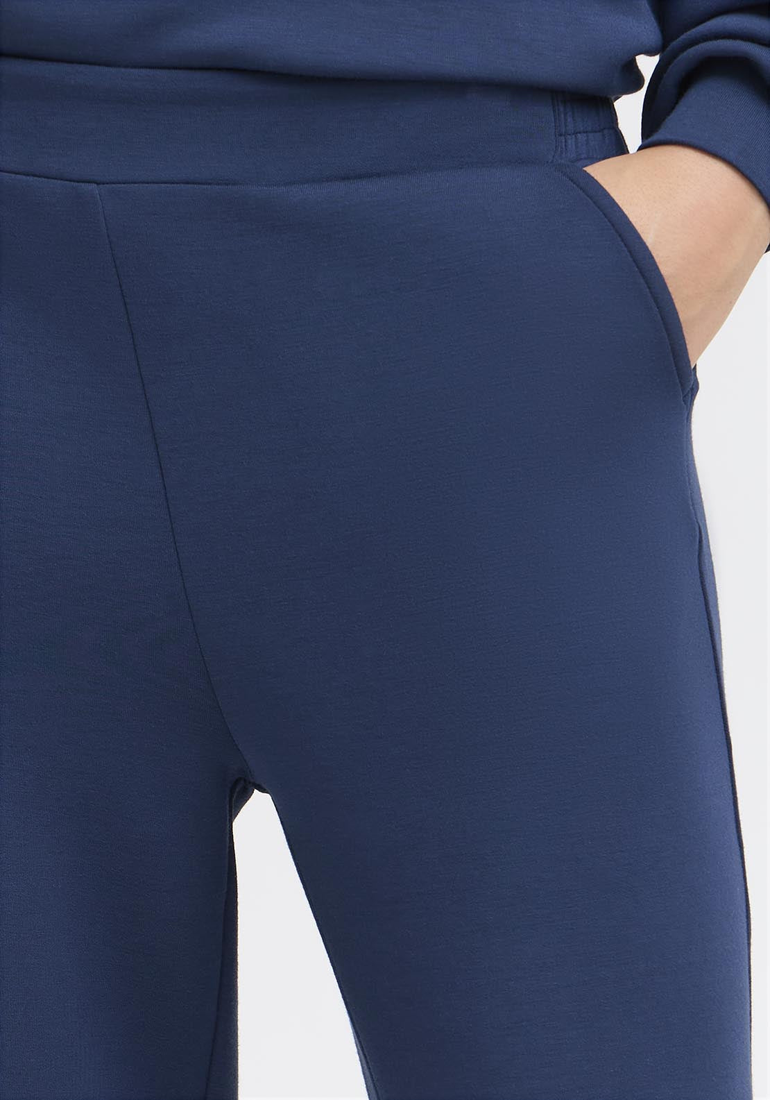 Fransa Casual Trousers - Navy Blazer 5 Shaws Department Stores