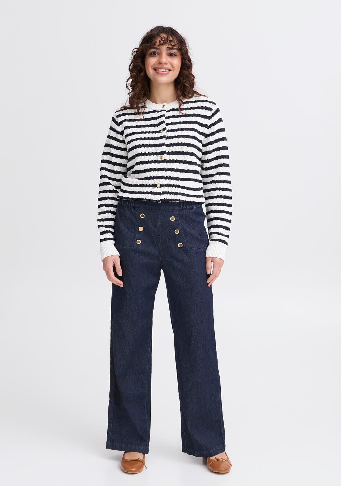 Fransa Pos Denim Jeans - Raw Blue Denim 5 Shaws Department Stores