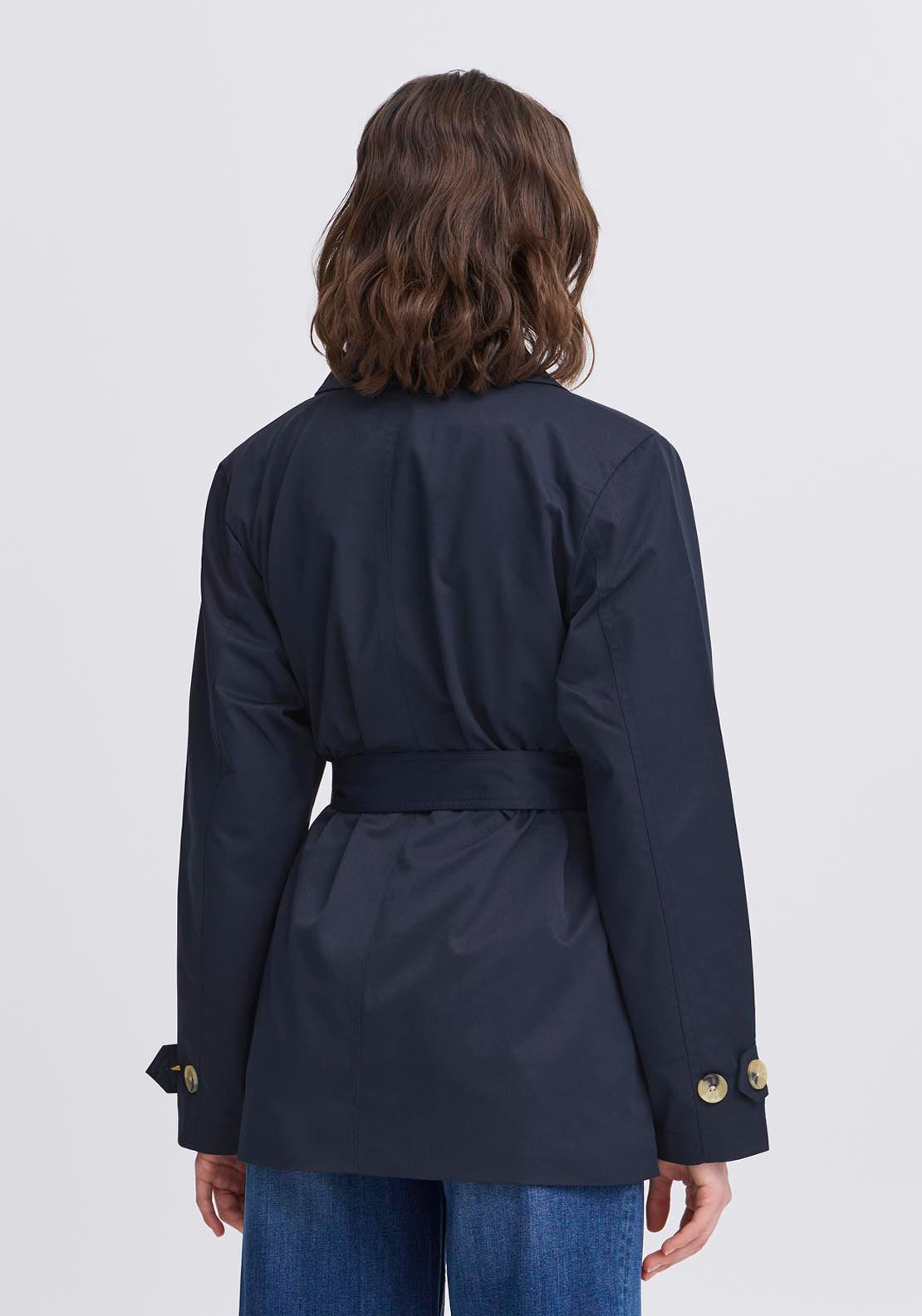 Fransa Pos Outerwear - Navy 2 Shaws Department Stores