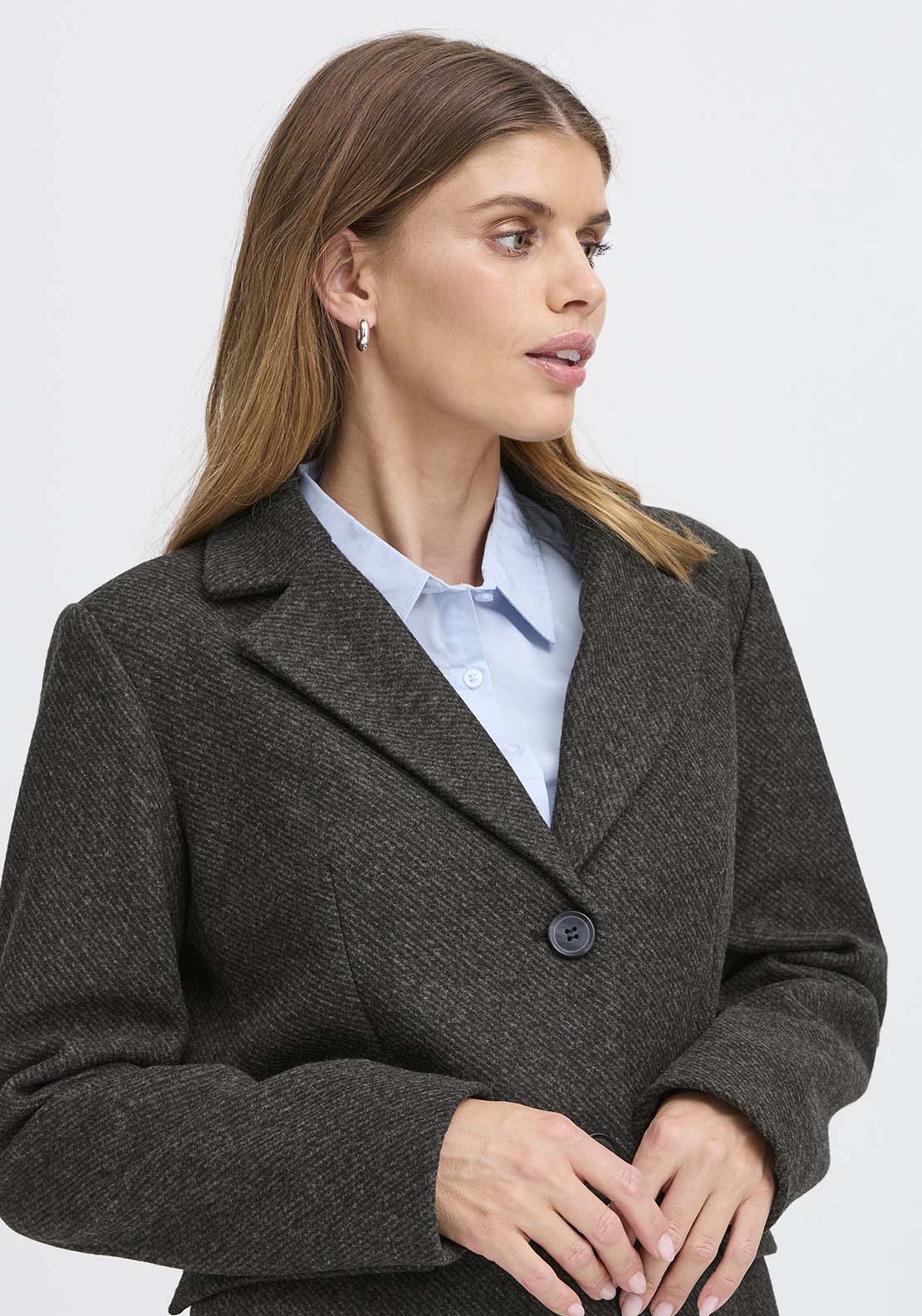 Fransa Jacket - Grey 3 Shaws Department Stores