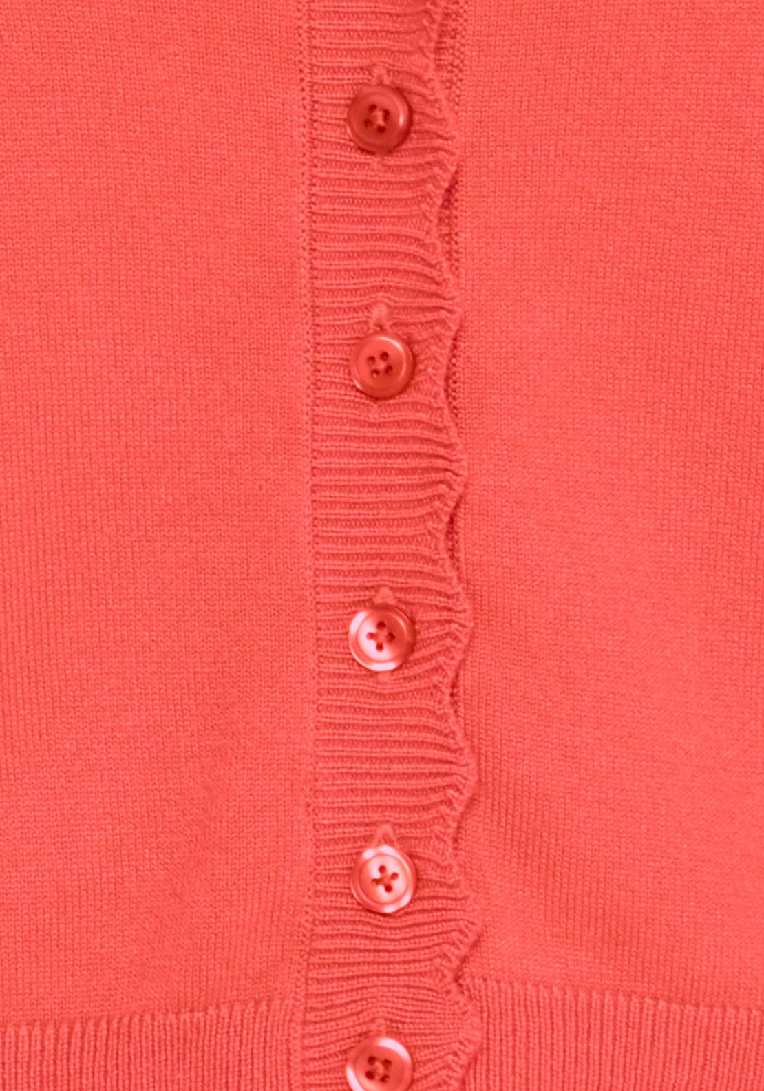 Fransa Knit Cardigan - Cayenne 3 Shaws Department Stores