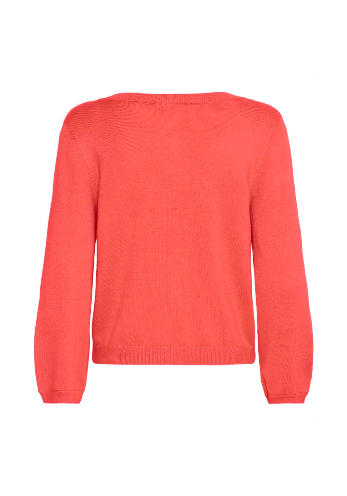 Fransa Knit Cardigan - Cayenne 2 Shaws Department Stores