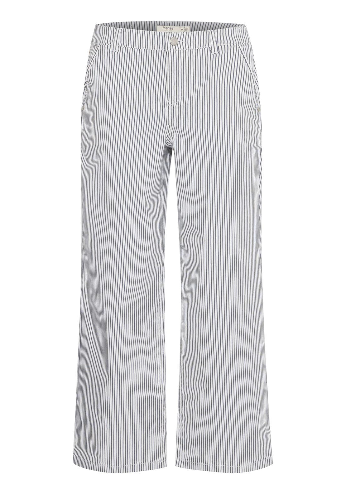Fransa Casual Trousers - Pin Stripe 4 Shaws Department Stores