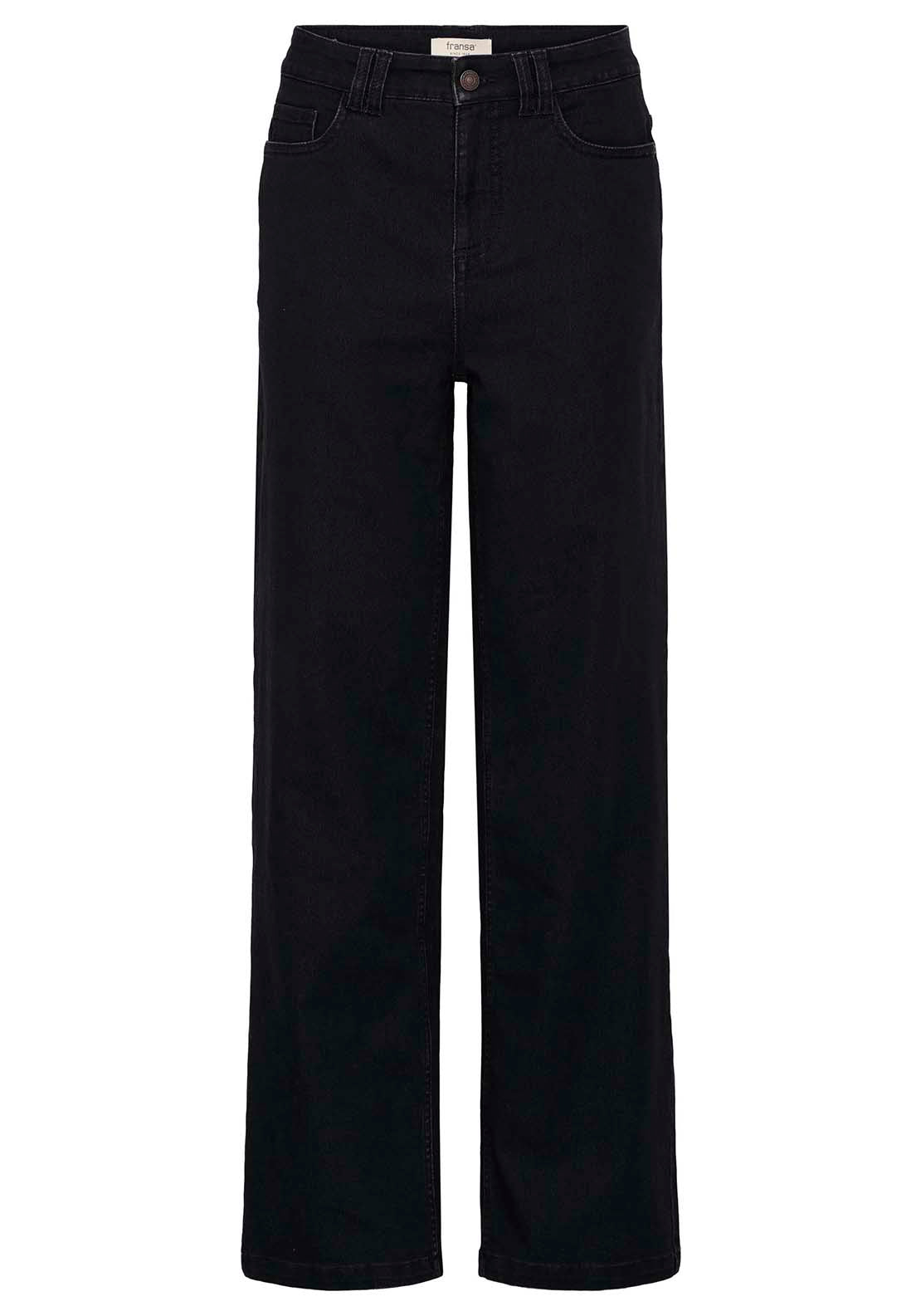 Fransa Denim Jeans inseam 30 - Black 1 Shaws Department Stores