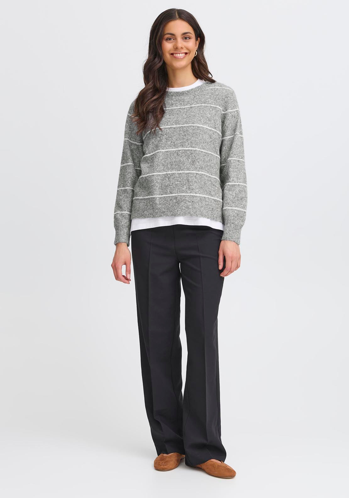 Fransa Knit Pullover - Black 4 Shaws Department Stores