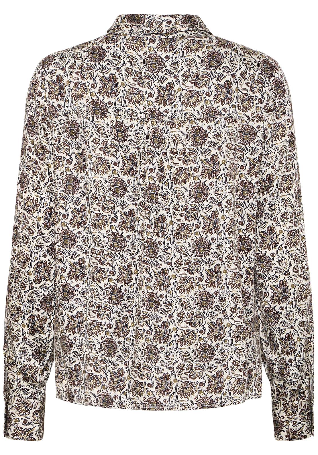 Long Sleeve Shirt - Pumicestone Non Paisley