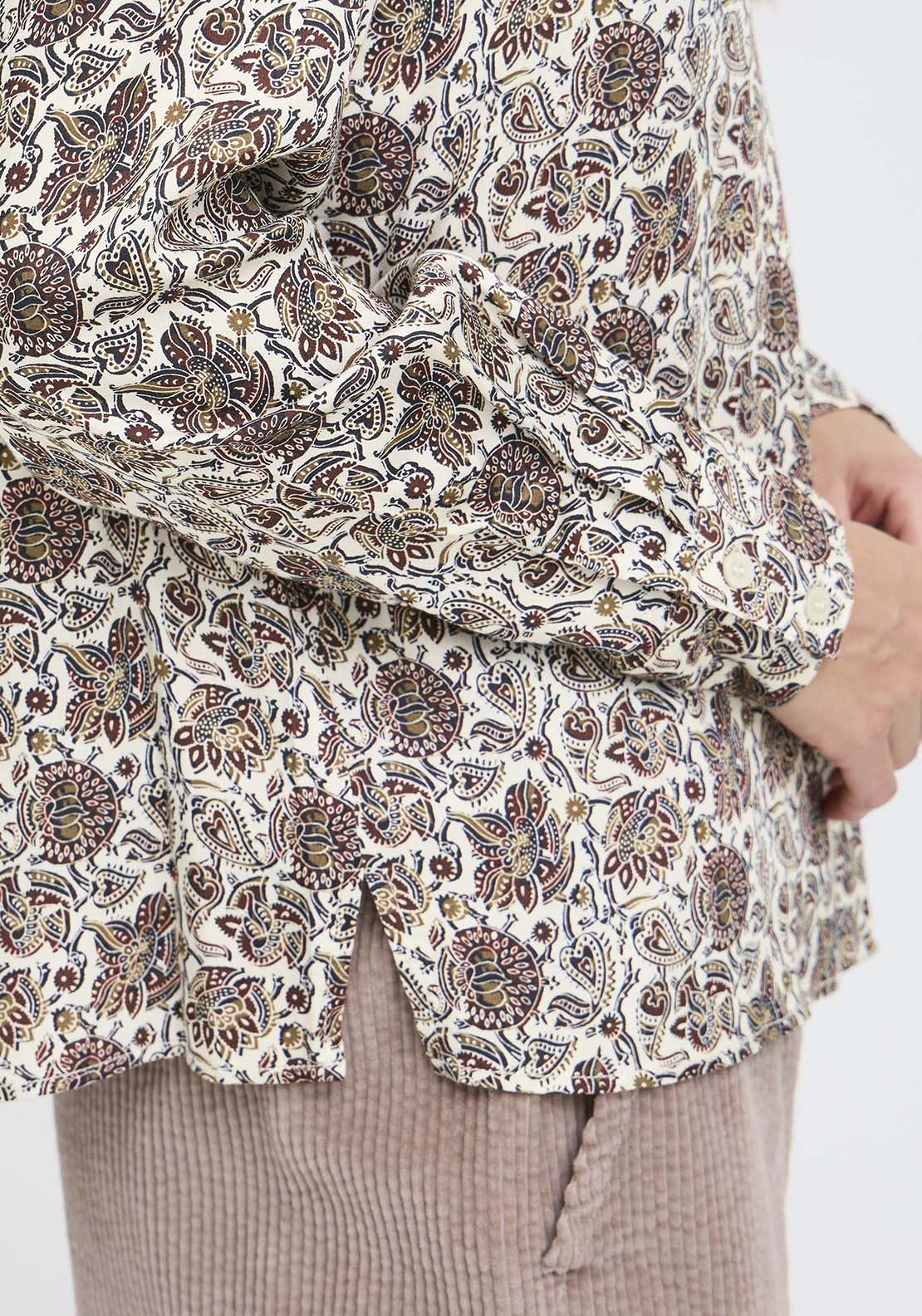 Long Sleeve Shirt - Pumicestone Non Paisley