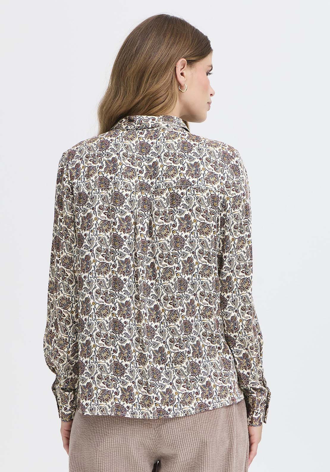 Long Sleeve Shirt - Pumicestone Non Paisley