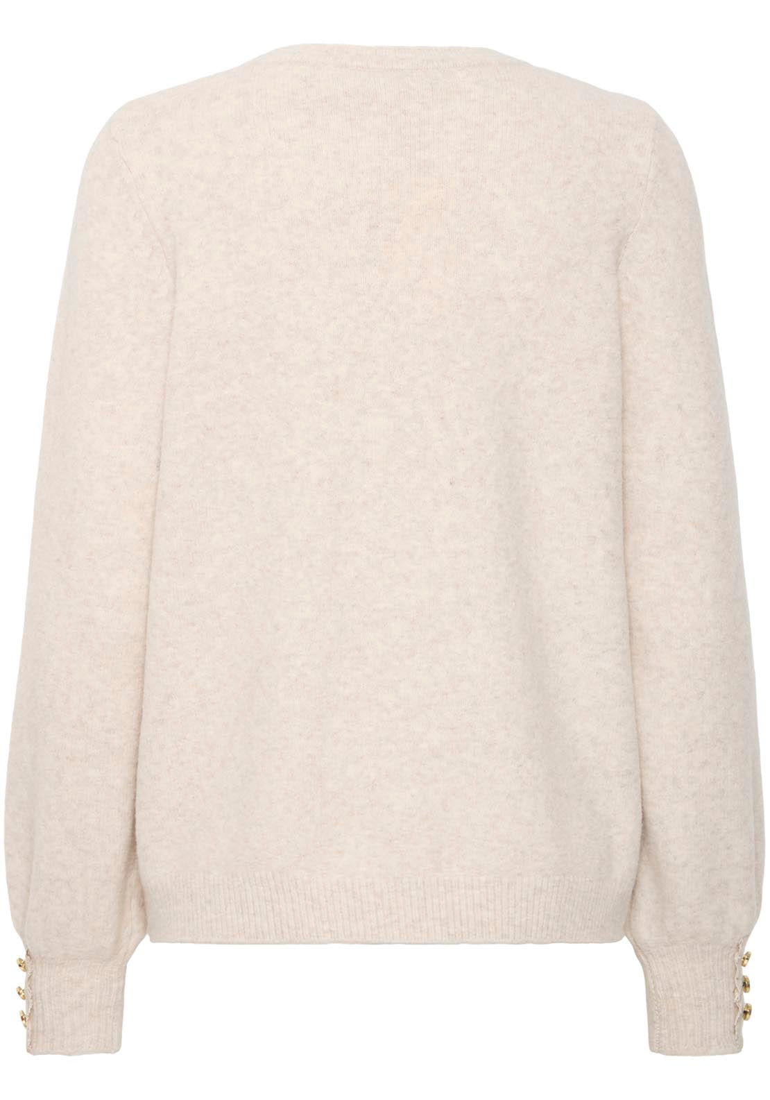 Fransa Ellen Pullover - Oatmeal Melange 7 Shaws Department Stores