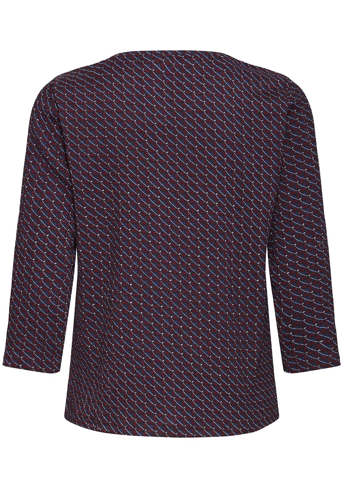 Mid Sleeve Tee - Nightsky Geo Flower