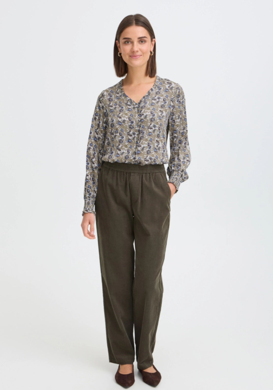 Paisley Blouse - Entanglesmall Fir Green