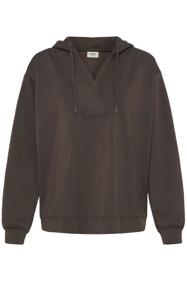Hooded Sweat Pullover - Hot Fudge