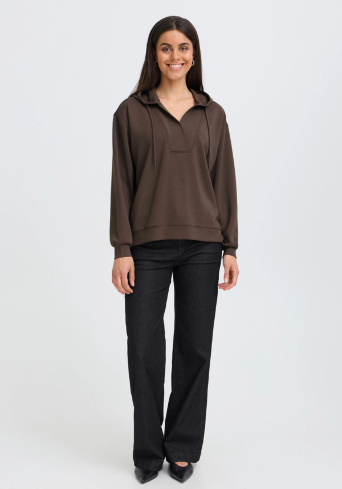 Hooded Sweat Pullover - Hot Fudge