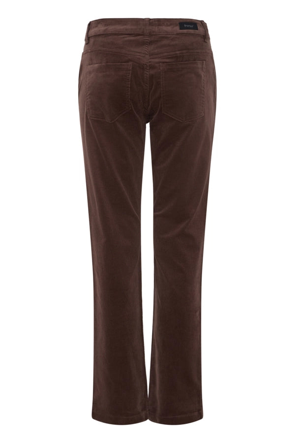 Straight Regular Trousers - Hot Fudge