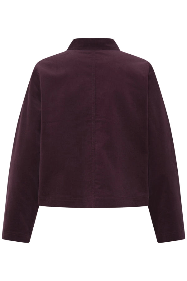 Collared Short Jacket - Red