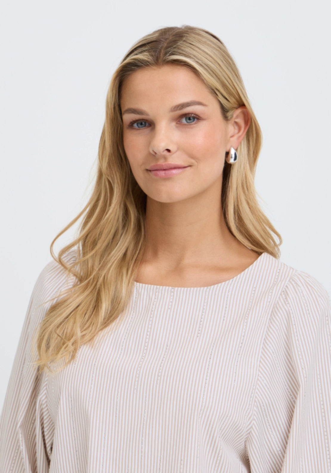 Loose Striped Blouse - Non Colour Stripe