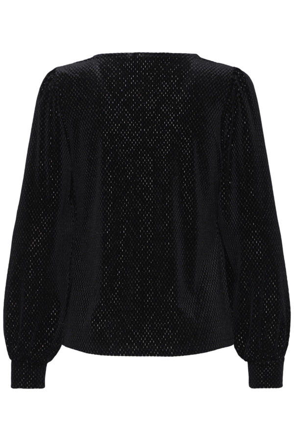 Shining Long Sleeve Top - Meteorite